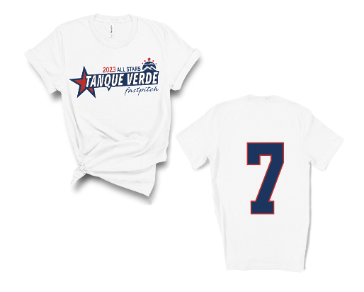 Custom Tanque Verde Softball All Stars Short Sleeve Shirt (youth sizes available) ORDERS CLOSE JUNE 1ST AT 10PM!