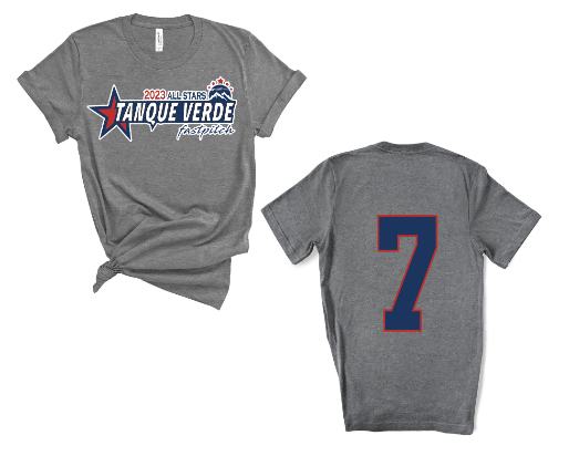 Custom Tanque Verde Softball All Stars Short Sleeve Shirt (youth sizes available) ORDERS CLOSE JUNE 1ST AT 10PM!