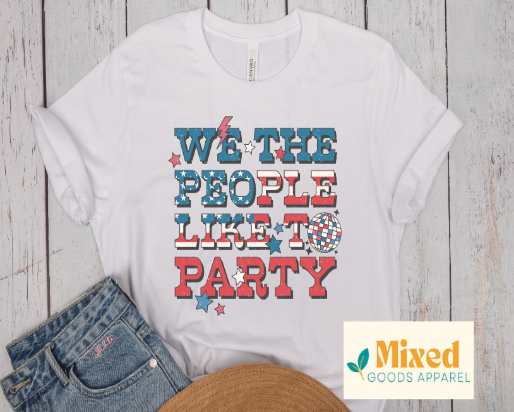 *We the People 4th of July (short sleeve and racerback options available)