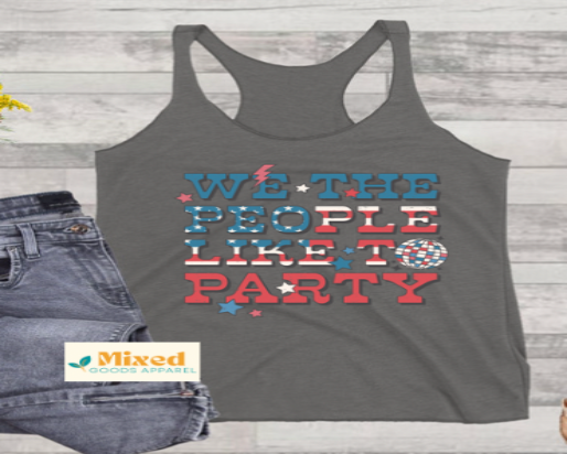 *We the People 4th of July (short sleeve and racerback options available)