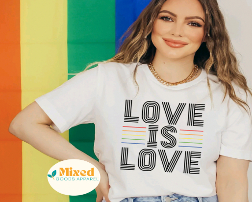 Love Is Love Shirt (3/4 sleeve raglan, short sleeve, long sleeve, and sweatshirt options available)