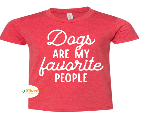 Dogs Are My Favorite People Shirt